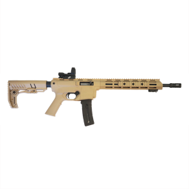 RIFLE CBC DELTA .22LR -CANO 14.5″ OXIDADO – CORONHA TAN